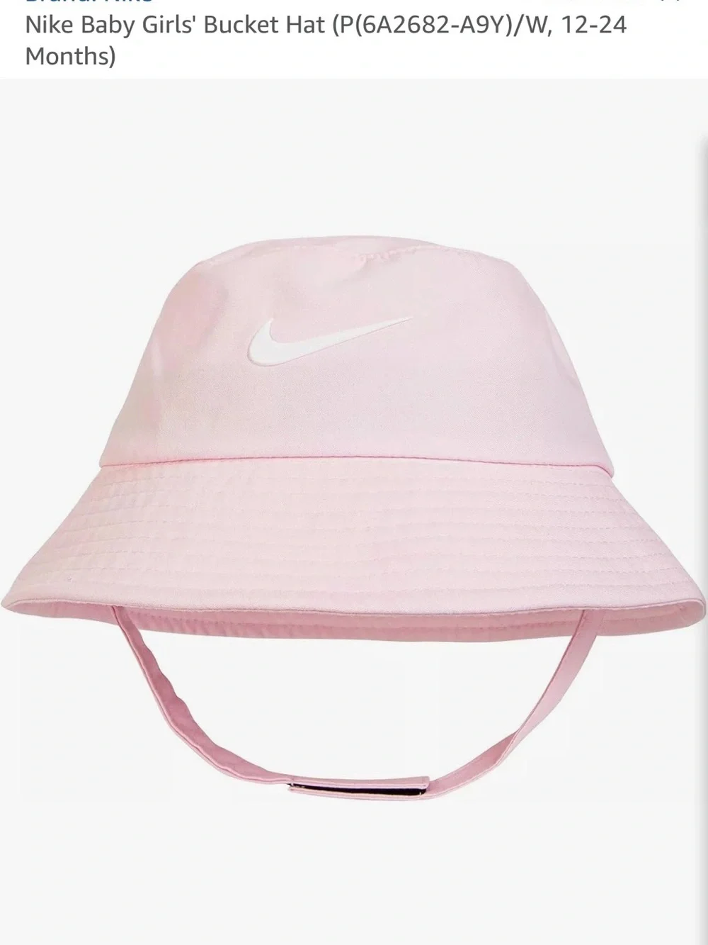 Nike Baby Girls' Bucket Hat (12-24 Months) like new worn twice